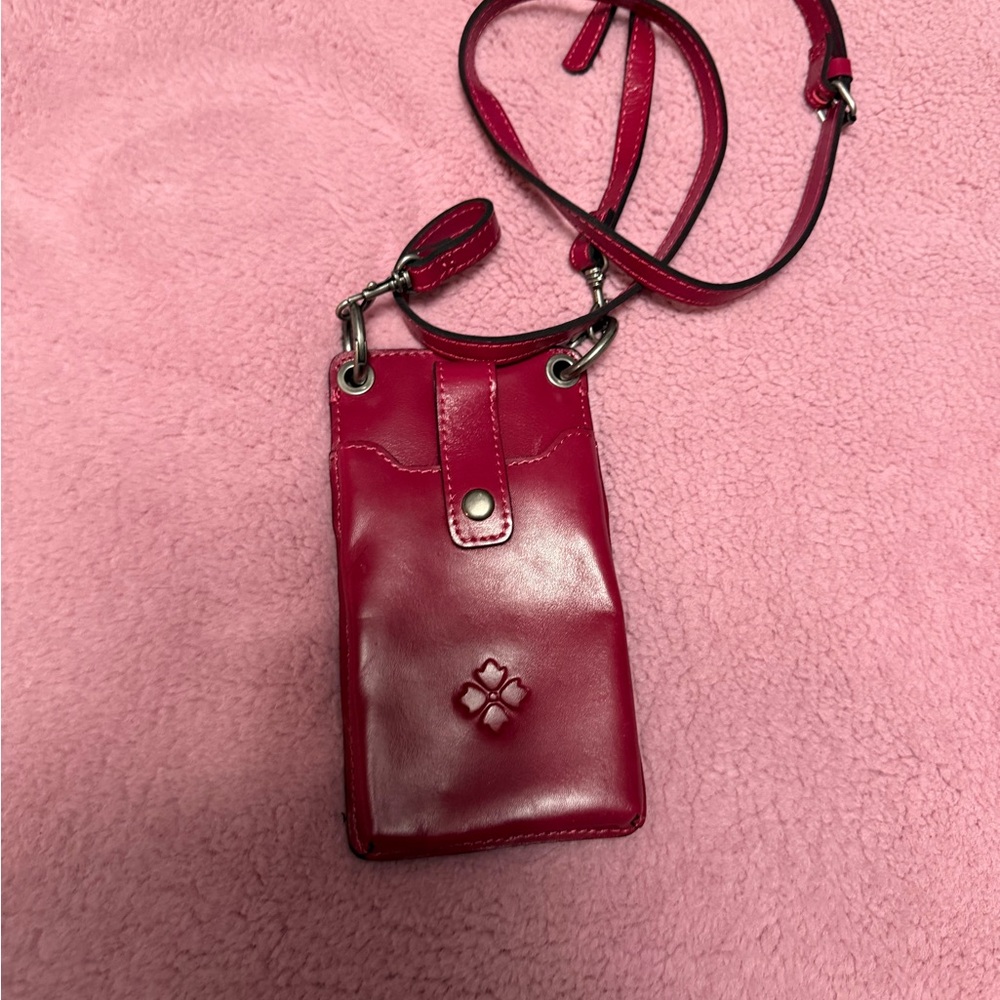 Patricia Nash Magenta Cross Body Phone Bag